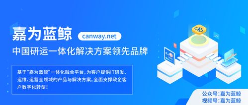 嘉為藍鯨榮登信息技術服務運維工具名錄及IT服務工具圖譜，彰顯卓越技術服務實力